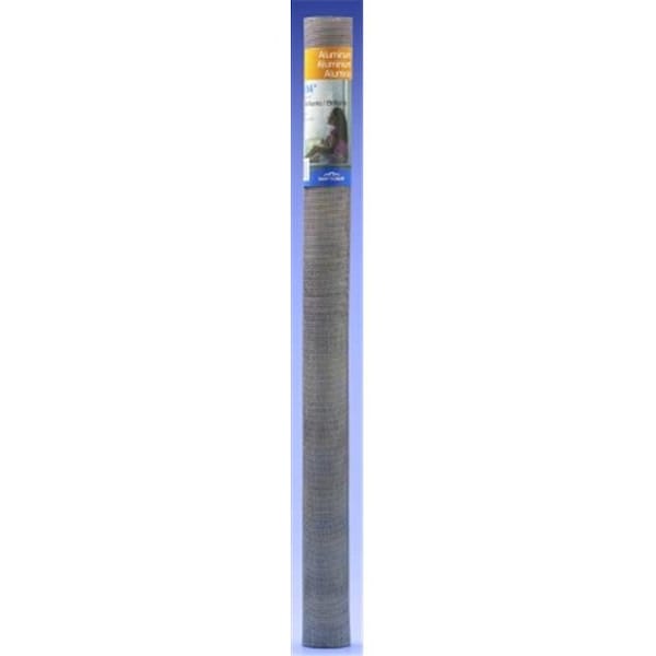 Saint Gobain FCS9219-M 24 in. X 7 ft. Bright Aluminum Pre-Cut Fiberglass Screen FCS9219-M - main